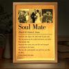 Custom Photo Some Souls Just Instantly Click - Couple Personalized Custom Frame Light Box - Gift For Husband Wife, Anniversary