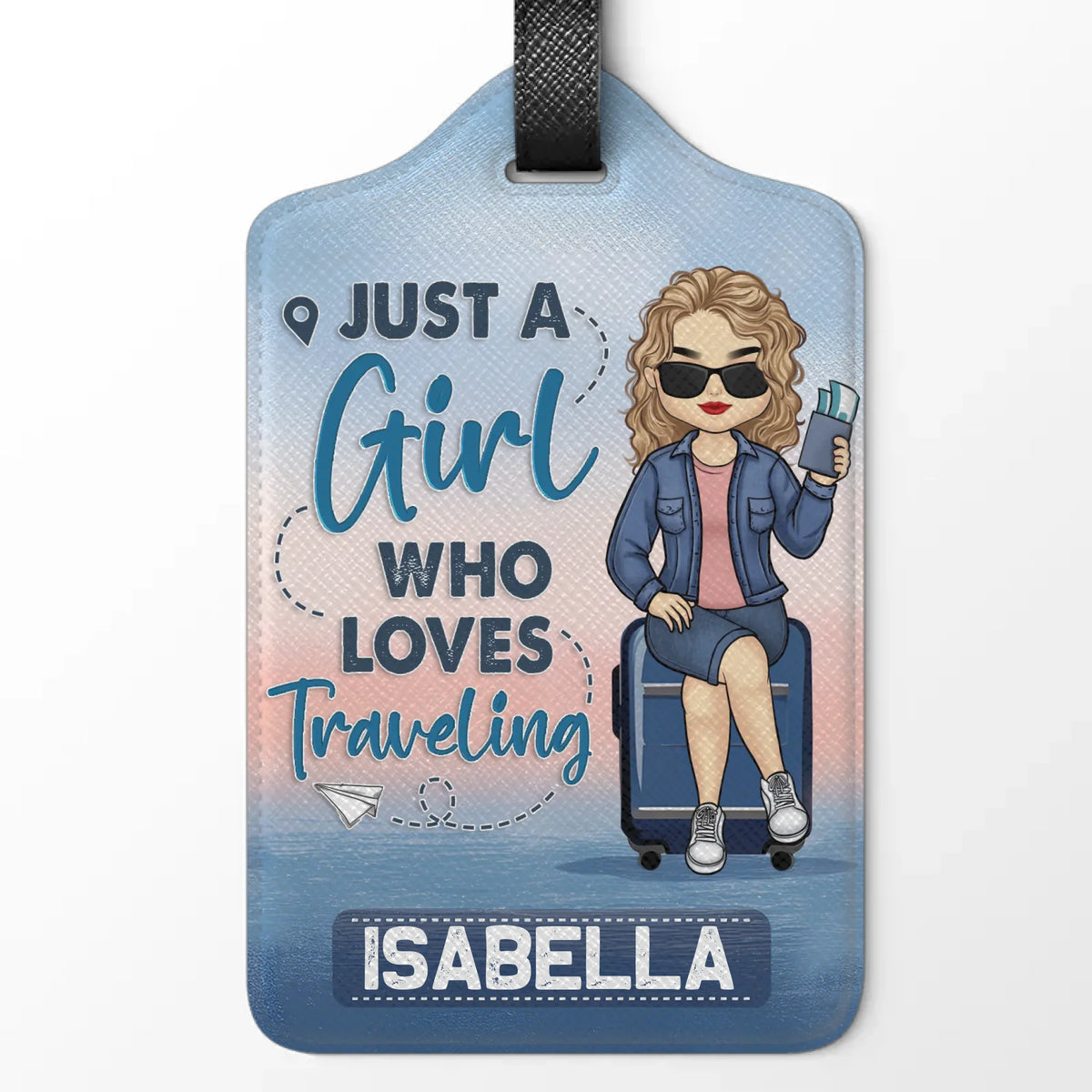 Travel In Style With A Personal Touch - Travel Personalized Custom Luggage Tag - Holiday Vacation Gift, Gift For Adventure Travel Lovers