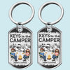 Unlock The Adventure With The Keys To The Camper - Camping Personalized Custom Keychain - Gift For Couple, Husband Wife, Camping Lovers