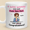 Goodbye Tension, Hello Pension - Coworker Personalized Custom Mug - Appreciation, Retirement Gift For Coworkers, Work Friends, Colleagues