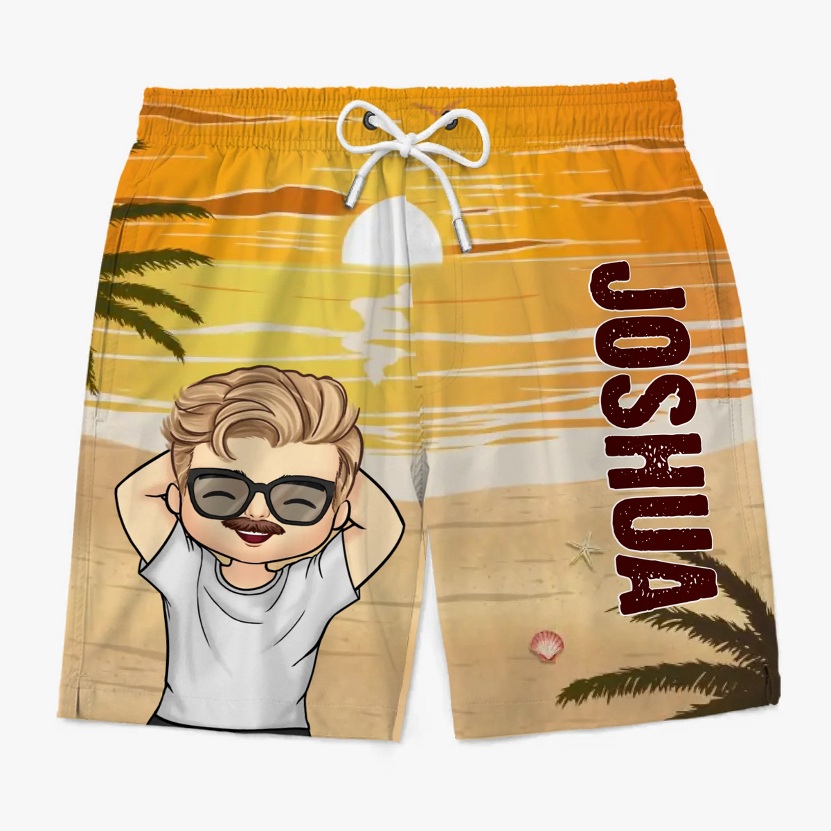 Summer Love, Endless Adventure - Funny Personalized Custom Tropical Hawaiian Aloha Men Beach Shorts - Summer Vacation Gift For Husband Wife, Anniversary