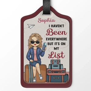 Travel In Style - Travel Personalized Custom Luggage Tag - Holiday Vacation Gift, Gift For Adventure Travel Lovers