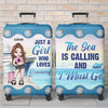 New Journey Is Coming Up - Travel Personalized Custom Luggage Cover - Summer Vacation Gift, Gift For Adventure Travel Lovers