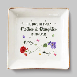 Endless Love, Timeless Bond - Family Personalized Custom Jewelry Dish - Mother's Day, Gift For Mom, Daughter