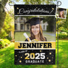 Custom Photo A New Chapter Begins - Family Personalized Custom Flag - Graduation Gift For Family Members, Siblings, Brothers, Sisters
