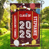 Graduation Is A New Chapter - Family Personalized Custom Flag - Graduation Gift For Family Members, Siblings, Brothers, Sisters