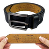 Forever Loved, Always Appreciated - Family Personalized Custom Engraved Leather Belt - Father's Day, Gift For Dad, Grandpa