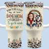 All I Want Is More Time With My Dog - Dog Personalized Custom 40 Oz Stainless Steel Tumbler With Handle - Gift For Pet Owners, Pet Lovers