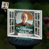 Custom Photo In Our Hearts, Always Home - Memorial Personalized Custom Garden Solar Light - Sympathy Gift For Family Members