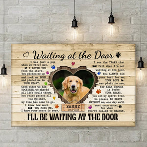 Custom Photo Run Free, My Sweet Friend - Memorial Personalized Custom Horizontal Canvas - Sympathy Gift For Pet Owners, Pet Lovers