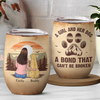 Unconditional Love Has Paws - Dog Personalized Custom Wine Tumbler - Gift For Pet Owners, Pet Lovers
