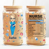 Nursing Isn’t A Job, It’s A Superpower - Nurse Personalized Custom Glass Cup, Iced Coffee Cup - Appreciation, Thank You Gift, Nurse Life, Doctor Life