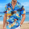 Custom Photo Fur Real, I’m On Vacay - Dog & Cat Personalized Custom Unisex Tropical Hawaiian Aloha Shirt - Summer Vacation Gift, Gift For Pet Owners, Pet Lovers