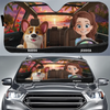 Paws On Board, Fun Ahead - Dog & Cat Personalized Custom Auto Windshield Sunshade, Car Window Protector - Mother's Day, Gift For Pet Owners, Pet Lovers