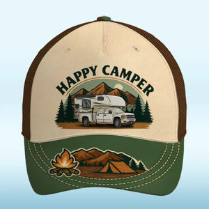 Born To Roam, Built To Camp - Camping Personalized Custom Hat, All Over Print Classic Cap - Gift For Camping Lovers