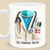 Behind Every Mask Is A Hero - Nurse Personalized Custom 3D Inflated Effect Printed Mug - Appreciation, Thank You Gift, Nurse Life, Doctor Life