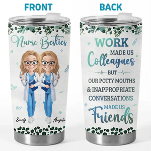 We Laugh, We Save Lives Together - Nurse Personalized Custom Tumbler - Appreciation, Thank You Gift, Nurse Life, Doctor Life