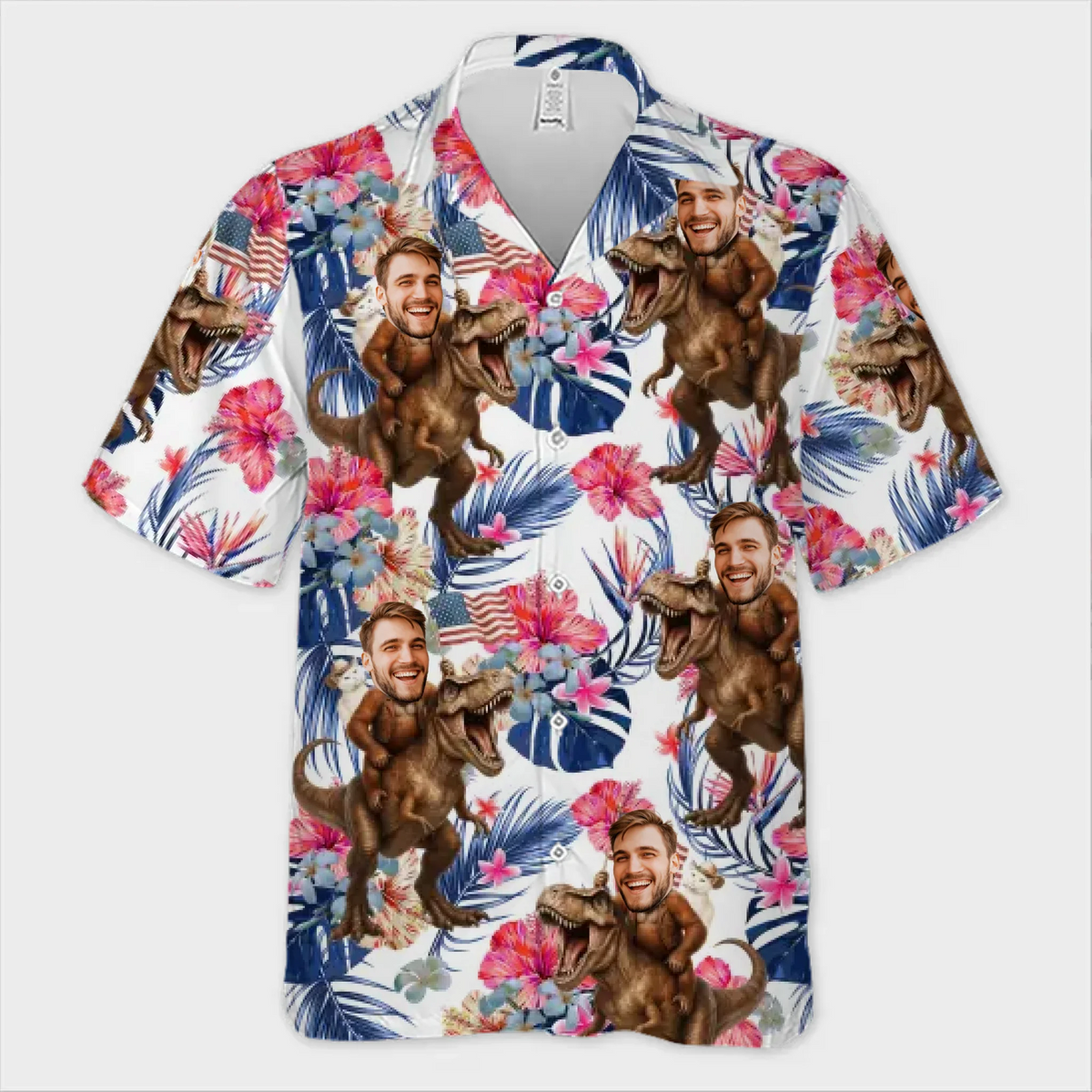 Custom Photo Some Call It Chaos, I Call It A Beach Trip - Funny Personalized Custom Unisex Tropical Hawaiian Aloha Shirt - Summer Vacation Gift, Gift For Family Members, Best Friends, Siblings, Travel Lovers