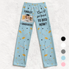 Done Learning, Back To Dreaming - Family Personalized Custom Pajama Pants - Graduation Gift For Family Members, Siblings, Brothers, Sisters