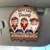 Drive Back To Our Love - Family Personalized Custom Car Visor Clip - Father's Day, Gift For Dad, Grandpa