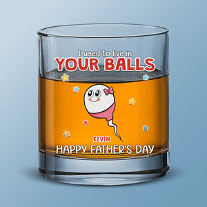 You Made Me, Literally - Family Personalized Custom Whiskey Glass - Father's Day, Gift For Dad