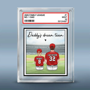 Best Team Ever - Family Personalized Custom Rectangle Shaped Acrylic Plaque - Father's Day, Gift For Dad, Sport Lovers, Sport Players