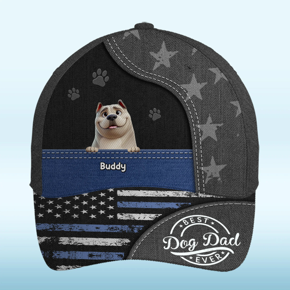 My Kids Bark, And I’m Proud - Dog Personalized Custom Hat, All Over Print Classic Cap - Father's Day, Gift For Pet Owners, Pet Lovers
