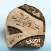 Strong Hands, Stronger Love - Family Personalized Custom Hat, All Over Print Classic Cap - Father's Day, Gift For Dad, Grandpa