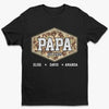 Papa, Mission Never Ends - Family Personalized Custom Unisex T-shirt, Premium T-shirt, Hoodie - 4th Of July, Gift For Dad, Grandpa