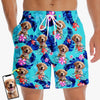 Custom Photo Paws Out, Sun's Out - Dog & Cat Personalized Custom Tropical Hawaiian Aloha Men Beach Shorts - Summer Vacation Gift For Pet Owners, Pet Lovers