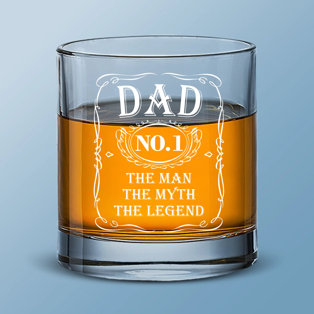 Legend Of The Family - Family Whiskey Glass - Gift For Dad, Grandpa