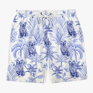 Stay Pawsitive, Stay Tropical - Dog Personalized Custom Tropical Hawaiian Aloha Men Beach Shorts - Summer Vacation Gift For Pet Owners, Pet Lovers