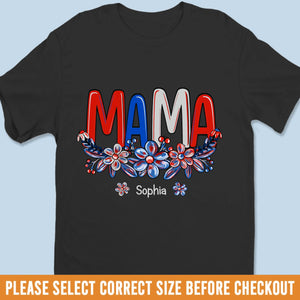 Proud Gigi Vibes - Family Personalized Custom Unisex T-shirt, Premium T-shirt, Hoodie - 4th Of July, Gift For Mom, Grandma