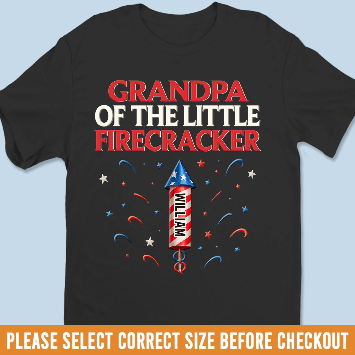 Red White Boom - Family Personalized Custom Unisex T-shirt, Premium T-shirt, Hoodie - 4th Of July, Gift For Dad, Grandpa