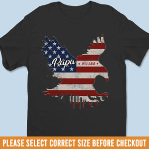 Unisex T-shirt, Premium T-shirt, Hoodie - Personalized 4th Of July Gifts For Kids, Adults - Let Freedom Fly High