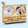 Custom Photo 2-Layered Wooden Plaque - Personalized Anniversary Wedding Gifts For Husband And Wife, Him And Her - Where It All Began