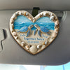 Custom Car Visor Clip - Personalized Anniversary Wedding Gifts For Husband And Wife, Him And Her - Love That’s Wild And Free
