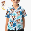 Custom Photo Unisex Tropical Hawaiian Aloha Shirt - Personalized Summer Vacation And Travel Gifts For Women And Men, Dog Cat Lovers - Furry Family Vibes