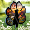 Custom Stain Glass Style Acrylic Garden Stake - Personalized Pet Memorial Gifts For Dogs - Love Knows No Goodbye