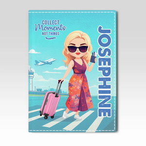 Custom Passport Cover, Passport Holder - Personalized Summer Vacation And Travel Gifts For Women, Men - Live For The Moments