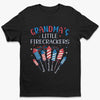 Little Firecracker Vibes - Family Personalized Custom Unisex T-shirt, Premium T-shirt, Hoodie - 4th Of July, Gift For Mom, Grandma