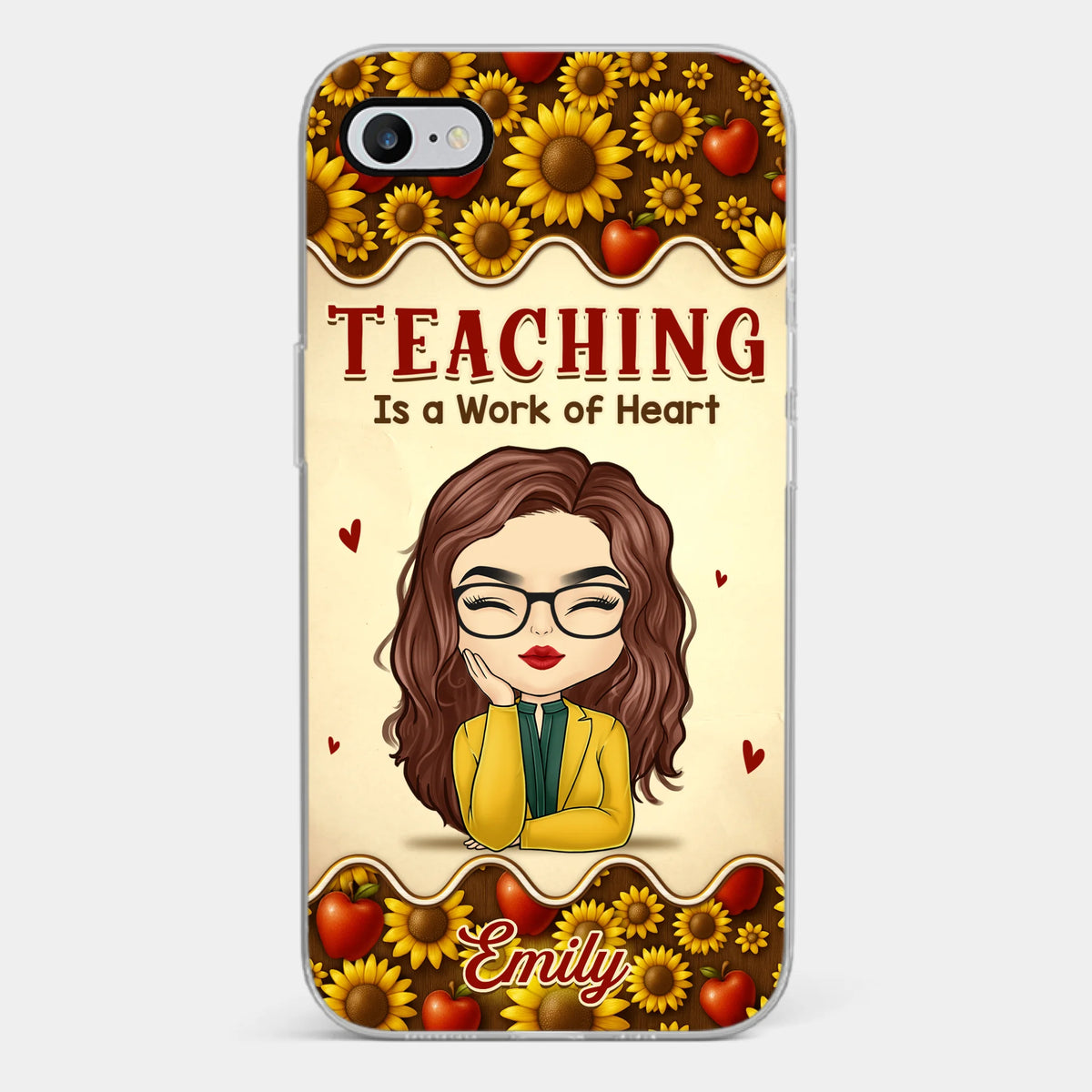 Custom Clear Phone Case - Personalized Birthday Gifts For Teachers - Teachers Make Magic Happen