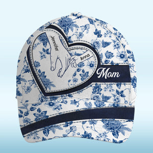 Custom Hat, All Over Print Classic Cap - Personalized Birthday Gifts For Mom, Grandma - Grandma Queen Of Our Hearts