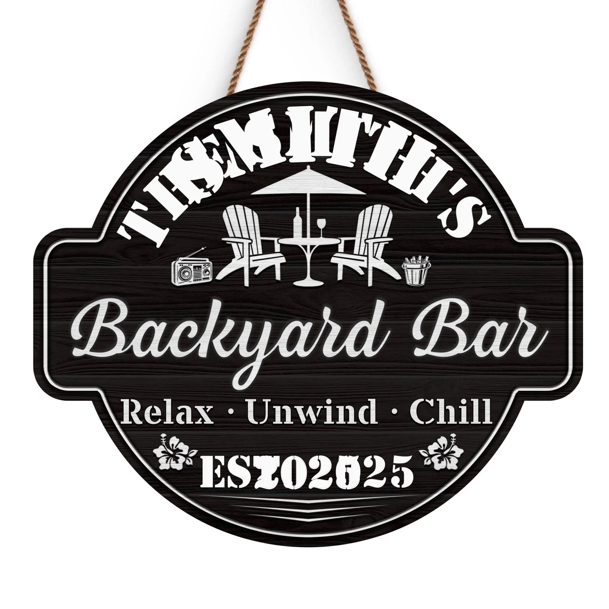 Custom Wood Sign - Personalized Summer Vacation And Travel Gifts For Women, Men, Family - Welcome To Our Backyard Paradise