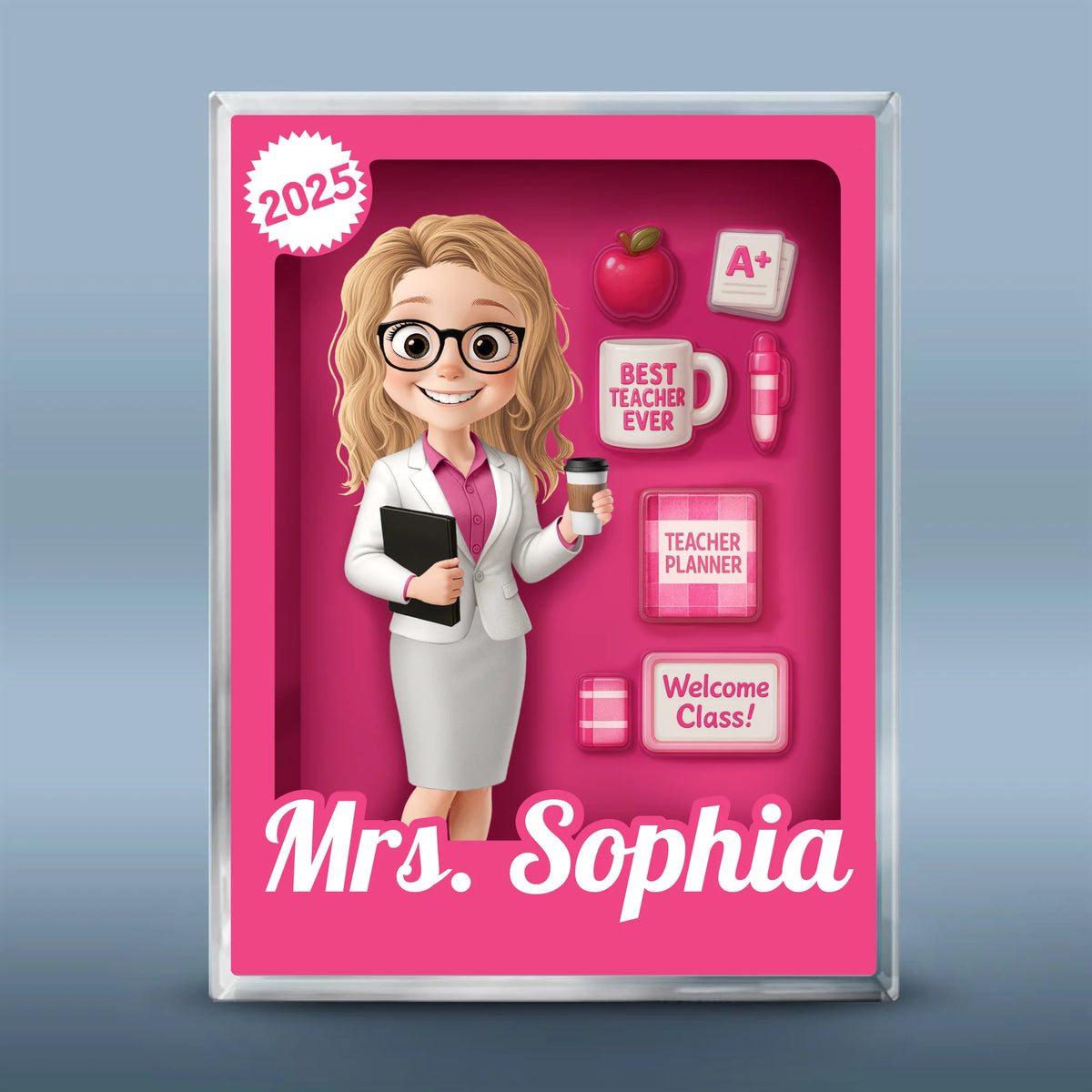 Custom Rectangle Shaped Acrylic Plaque - Personalized Back To School Gifts For Teachers - Proud To Be Called Teacher