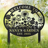 Custom Metal Garden Stake - Personalized Birthday Gifts For Mom, Grandma - Where Love Grows Daily