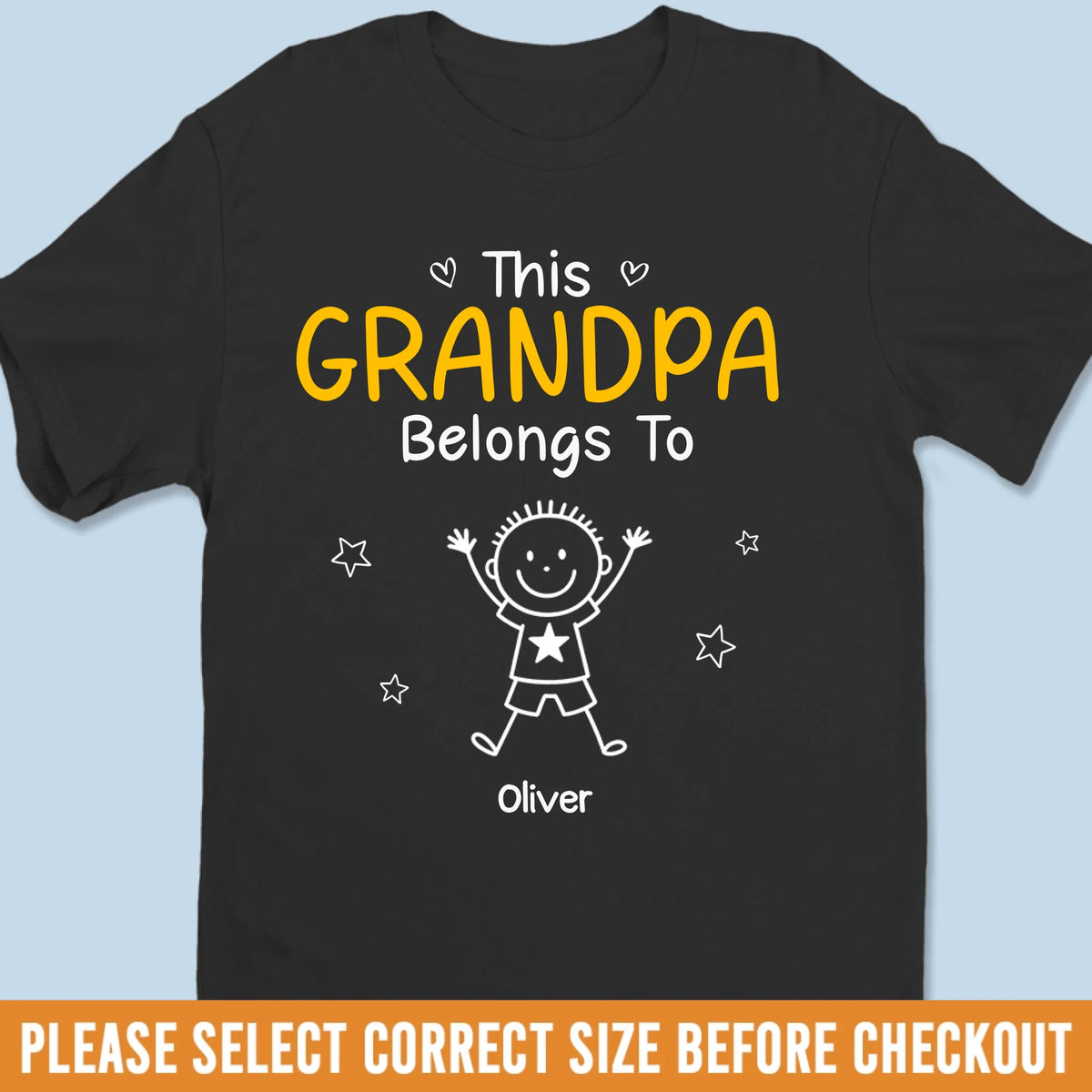 Custom Unisex T-shirt, Premium T-shirt, Hoodie - Personalized Birthday Gifts For Dad, Grandpa - Promoted To Grandpa