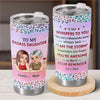 Custom Tumbler - Personalized Birthday Gifts For Mom, Grandma, Daughter, Granddaughter - Strong Like You, Loved By Me