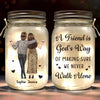 Custom Mason Jar Light - Personalized Christmas Best Friend Birthday Gifts For Women, Besties, Sisters, BFF - Forever Yours, Forever Mine