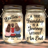 Custom Mason Jar Light - Personalized Christmas Best Friend Birthday Gifts For Women, Besties, Sisters, BFF - We Rock This World